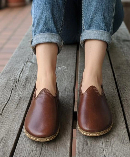 Chaussures cuir naturel