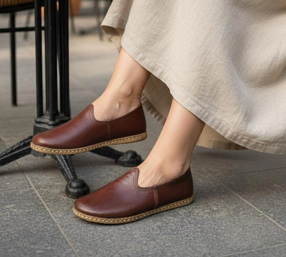 Chaussures cuir naturel
