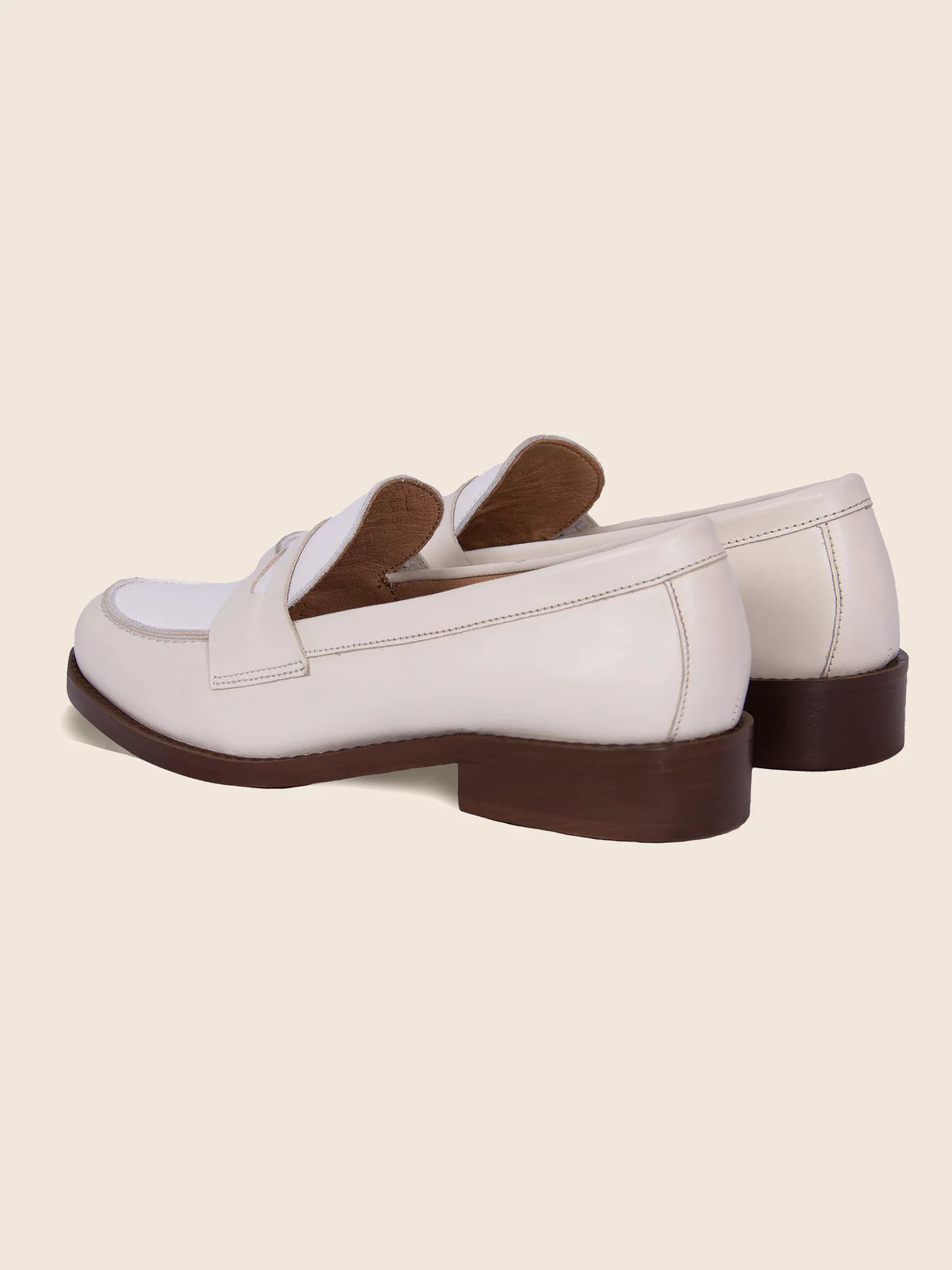 Mocassins En Cuir Véritable