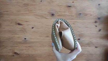 Chaussures cuir naturel